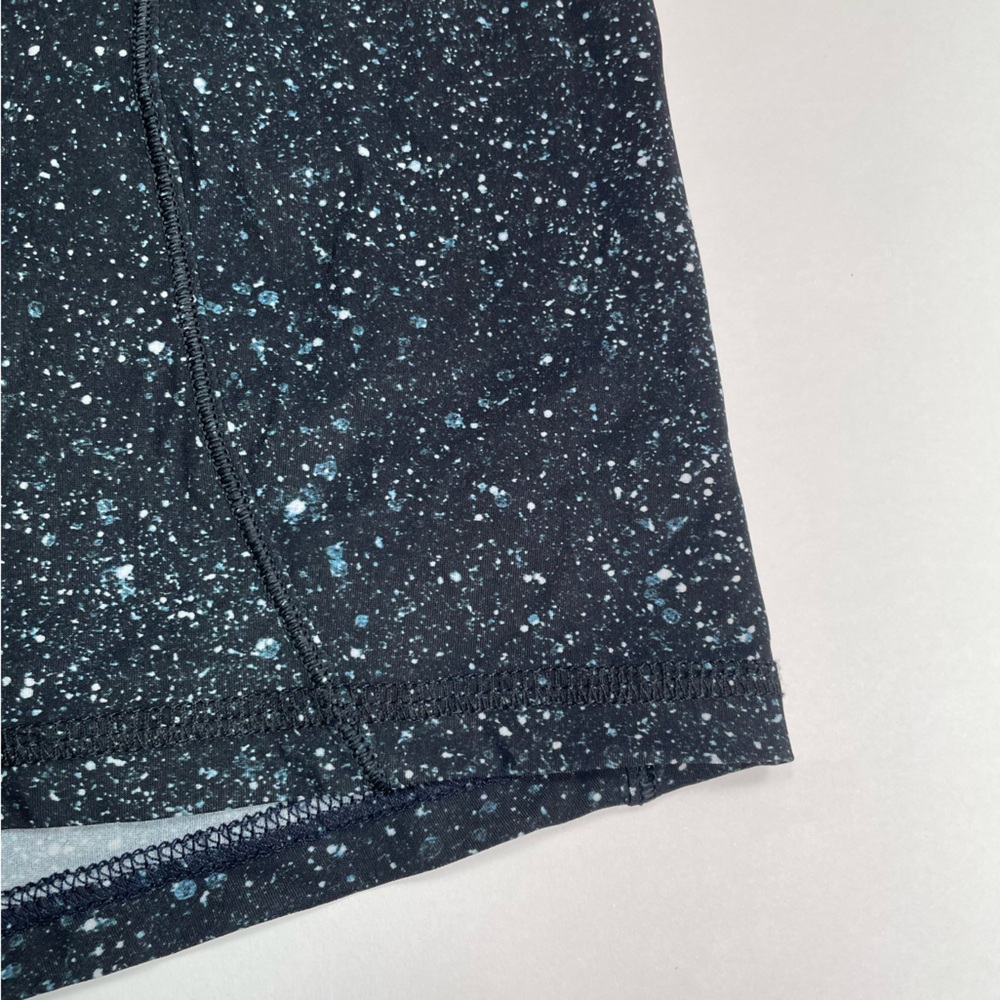 Lululemon Open Back Tank Top Galaxy Print Athletic Yoga Gym Black Size M - Picture 7 of 9
